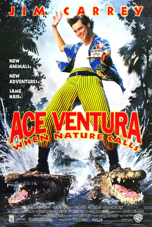 Poster phim Ace Ventura: Thiên nhiên vẫy gọi trên SubNhanh