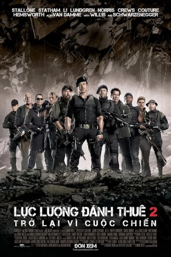 Poster phim Biệt Đội Đánh Thuê 2 trên SubNhanh