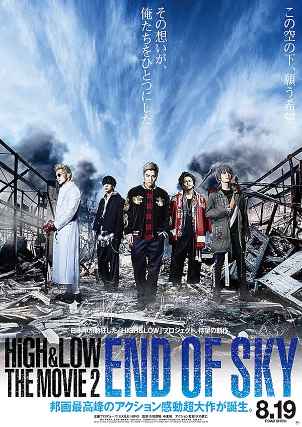 Poster phim HiGH&LOW – Bản điện ảnh 2: Tận cùng bầu trời trên SubNhanh