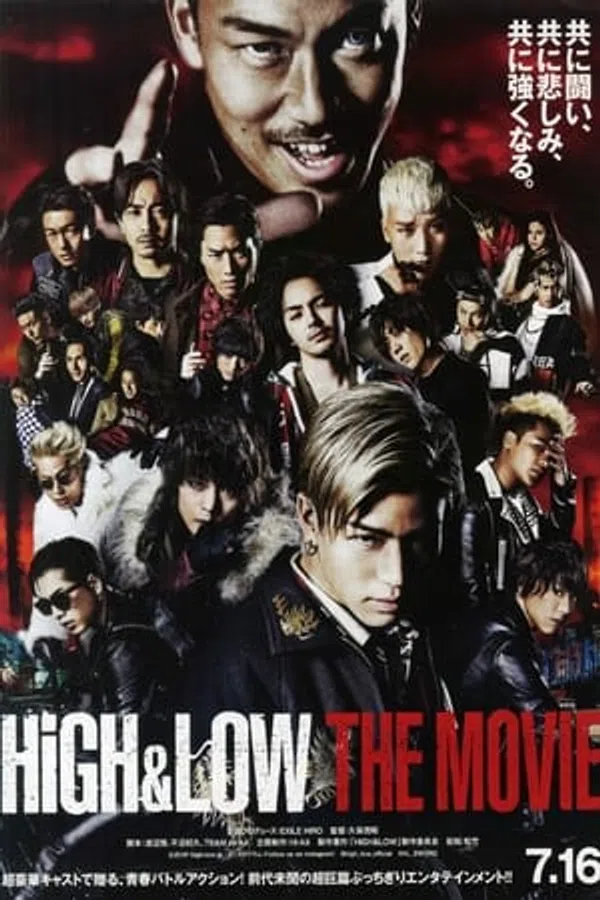 Poster phim HIGH&LOW Bản Điện Ảnh: Cuộc Chiến Băng Đảng trên SubNhanh