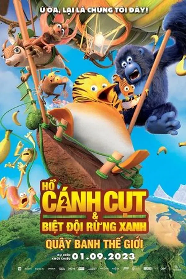 Xem Phim Hổ Cánh Cụt và Biệt Đội Rừng Xanh 2: Quậy Banh Thế Giới Vietsub HD Online