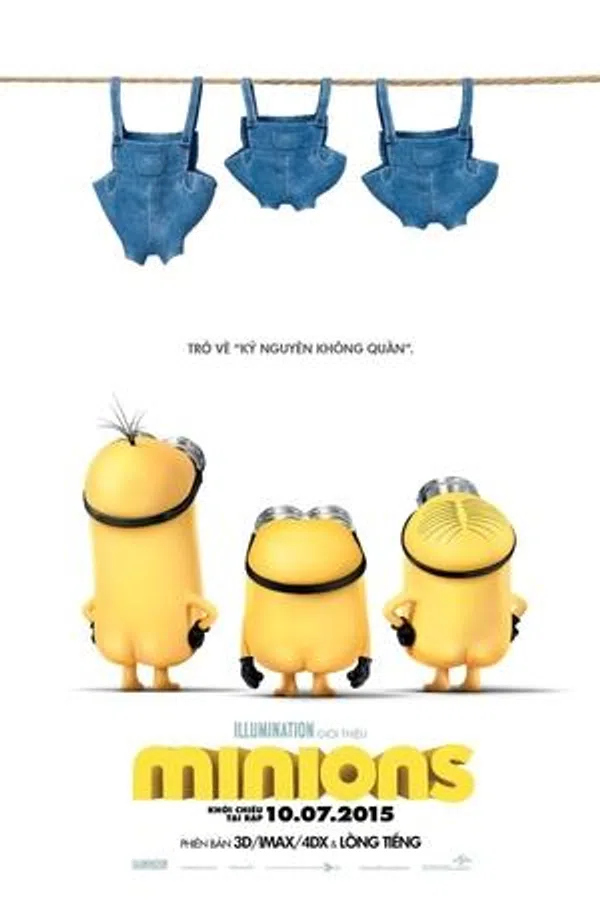 Poster phim Minions trên SubNhanh