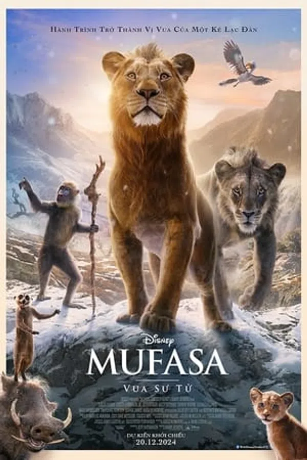 Poster phim Mufasa: Vua Sư Tử trên SubNhanh