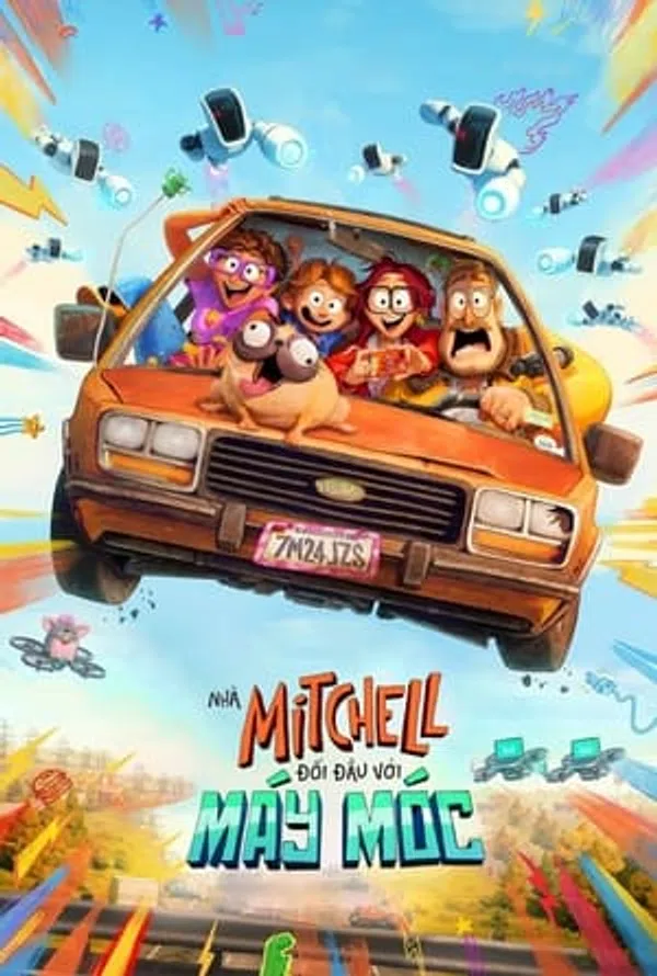 Poster phim Nhà Mitchell Đối Đầu Với Máy Móc trên SubNhanh