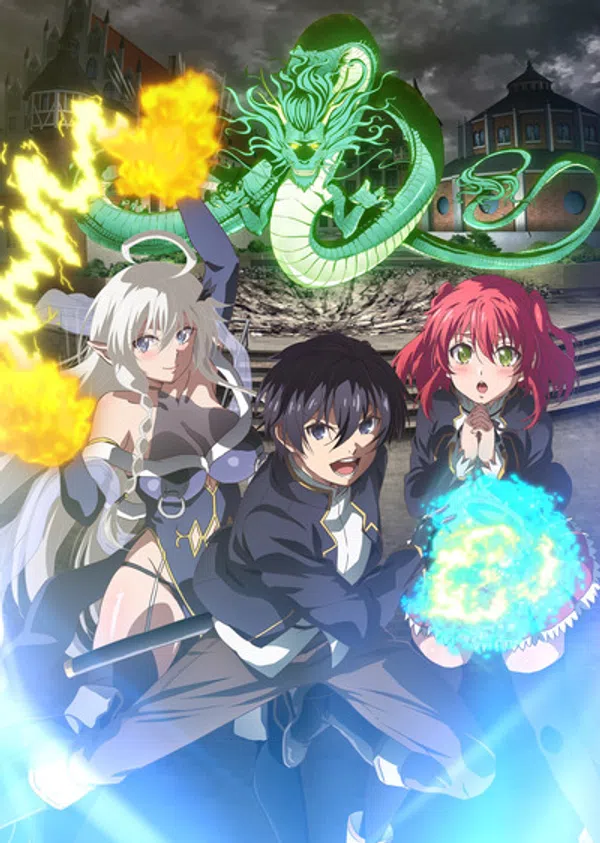 Poster phim Rakudai Kenja no Gakuin Musou: Nidome no Tensei, S-Rank Cheat Majutsushi Boukenroku trên SubNhanh
